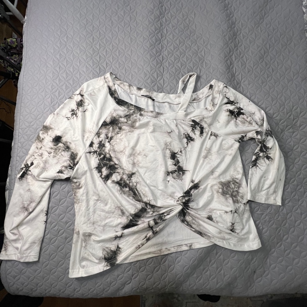 Tie Dye Long Sleeve Workout Top